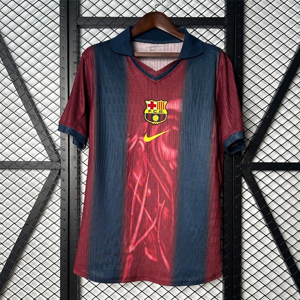 Tailandia Camiseta Barcelona Primera equipo Retro Skeleton 2000-2001